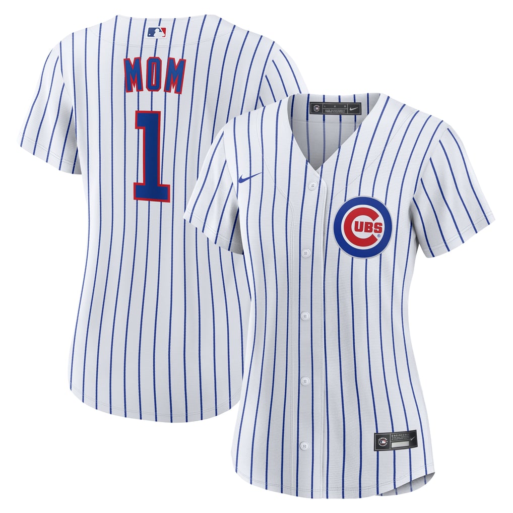  Chicago Cubs Nike Women's #1 Mom Home Replica Jersey - White